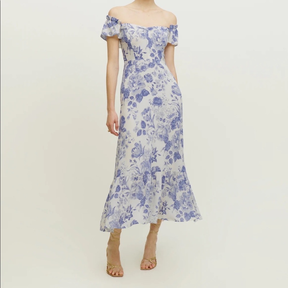 Reformation Butterfly Dress in Lucerne